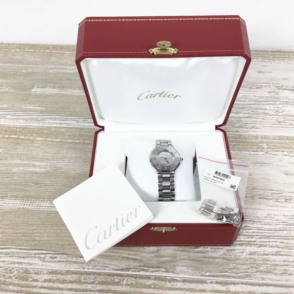 Cartier Jewelry - Cartier Must De 21 1330 Stainless Steel Watch